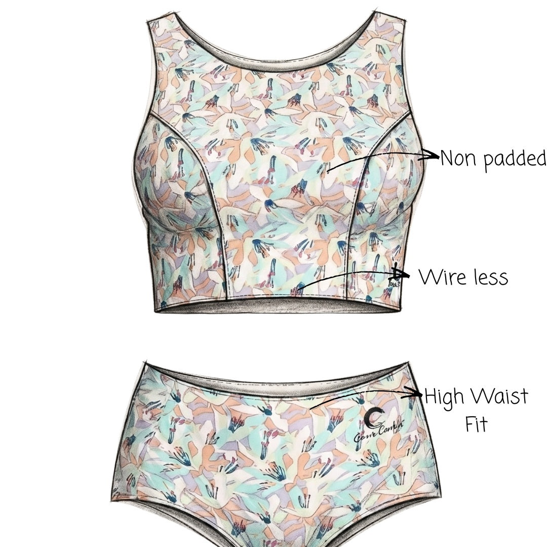 Set of 3 PetalFit Bralette & Panty