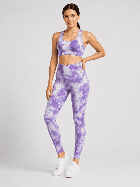 Taro Sports Bra & High-Waisted Leggings Set