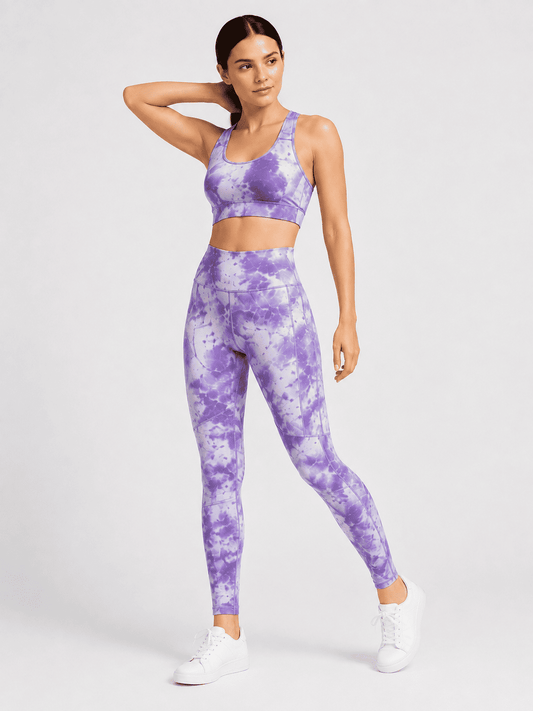 Taro Sports Bra & High-Waisted Leggings Set