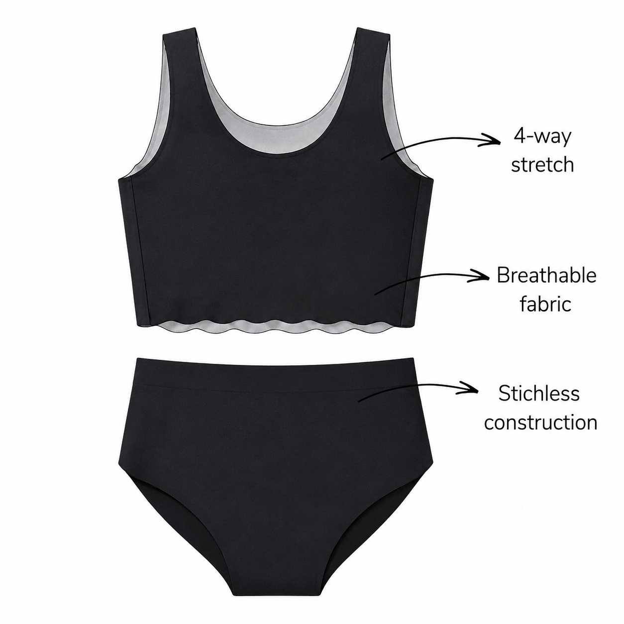 Black and Grey Everyday-comfort set