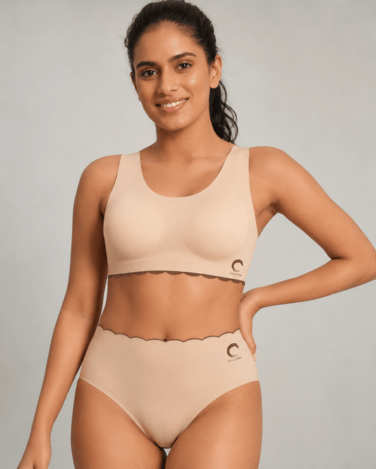 Hazelnut and cappucino Everyday-comfort set