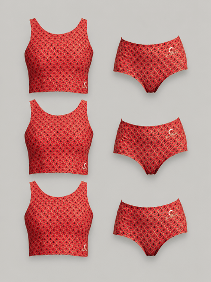 Set of 2 RosegoldFit Bralette & Panty