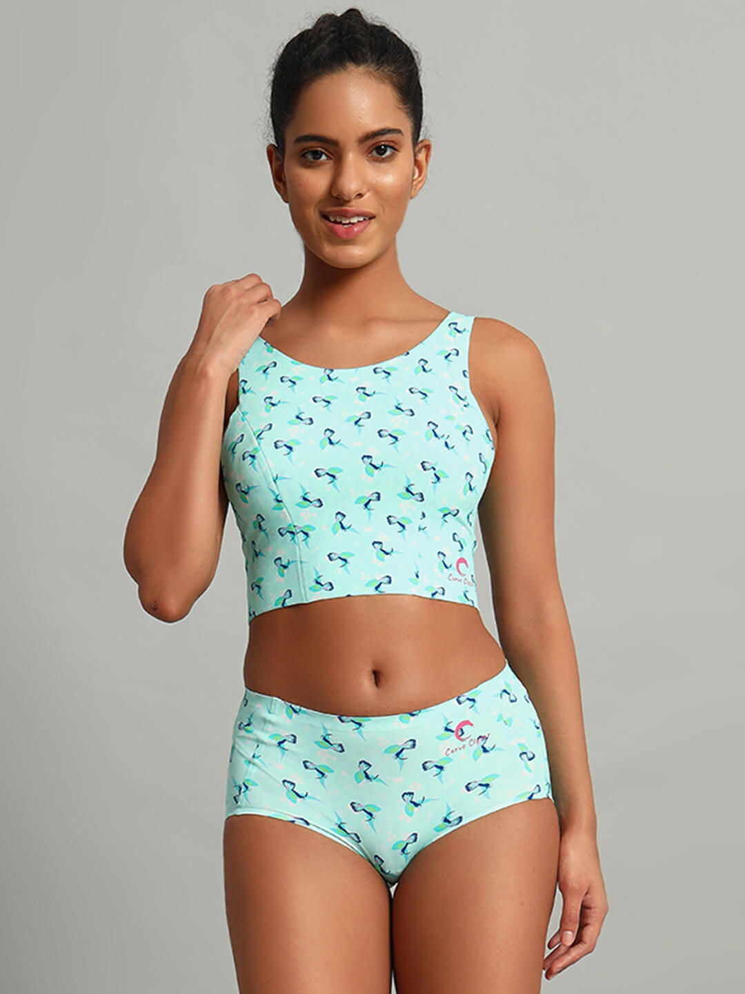 Mint Kingfisher Fit Set