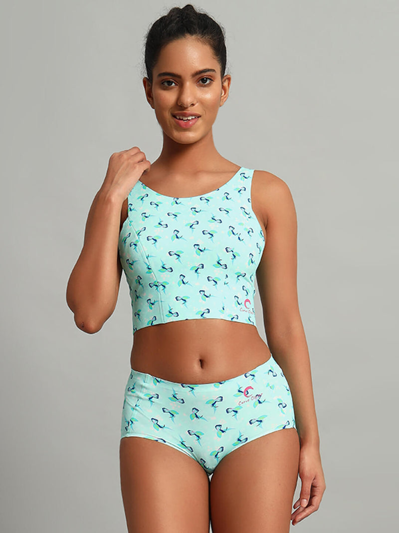 Mint Kingfisher Fit Set