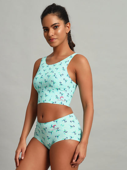 Mint Kingfisher Fit Set