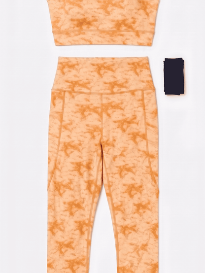 Peachy Sports Bra High-Waisted Leggings Set