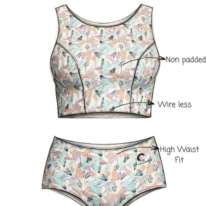 Set of 3 PetalFit Bralette & Panty