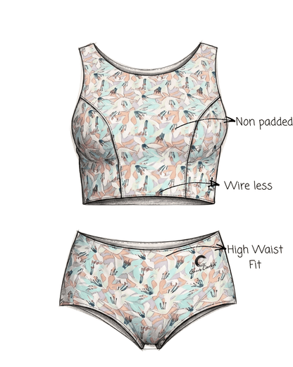 Set of 2 PetalFit Bralette & Panty