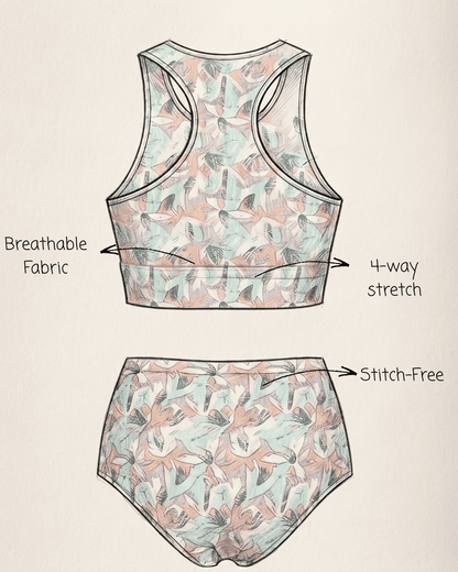 Set of 2 PetalFit Bralette & Panty