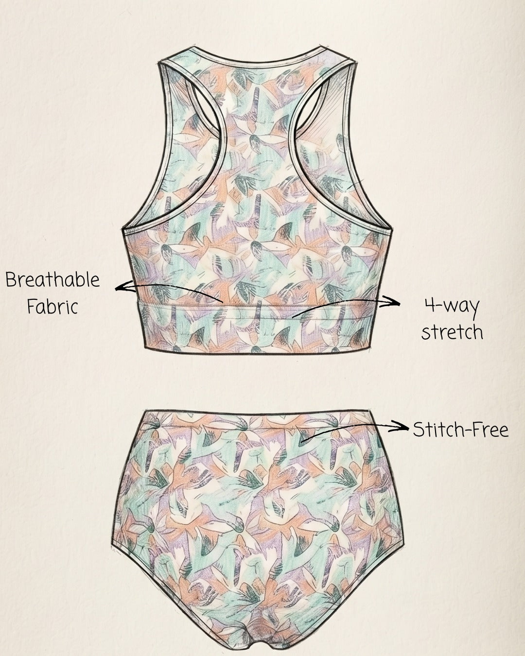 PetalFit Bralette & Panty