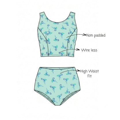 Mint Kingfisher Fit Set
