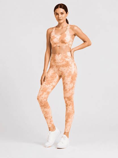 Peachy Sports Bra High-Waisted Leggings Set